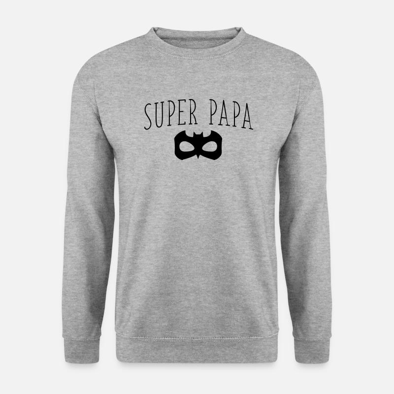 super dad - Unisex Sweatshirt - salt & pepper