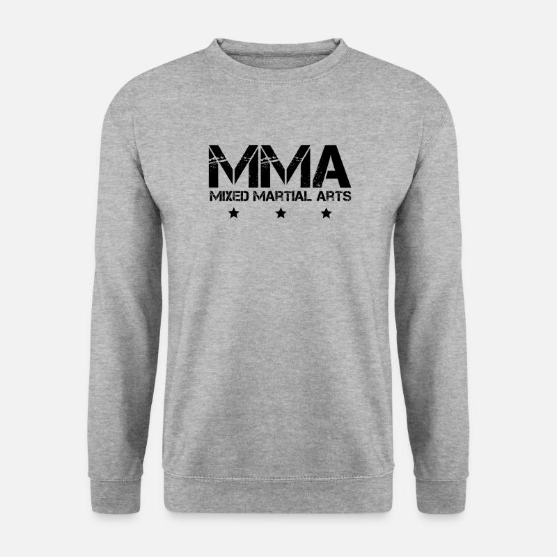 MMA - Unisex Pullover - Weißgrau meliert