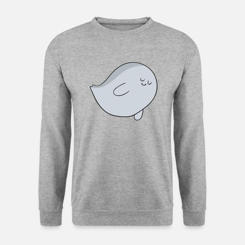 Ghost - Unisex Pullover - Weißgrau meliert