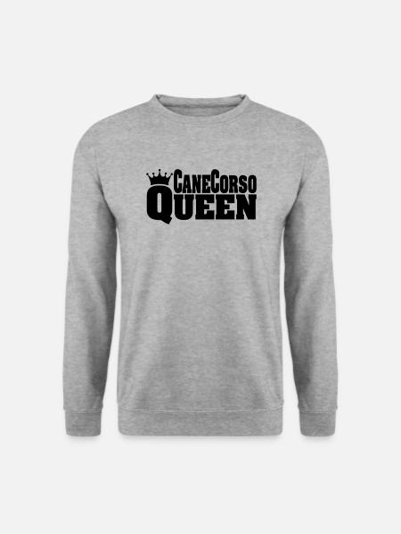 CANE CORSO QUEEN - Unisex Pullover - Weißgrau meliert