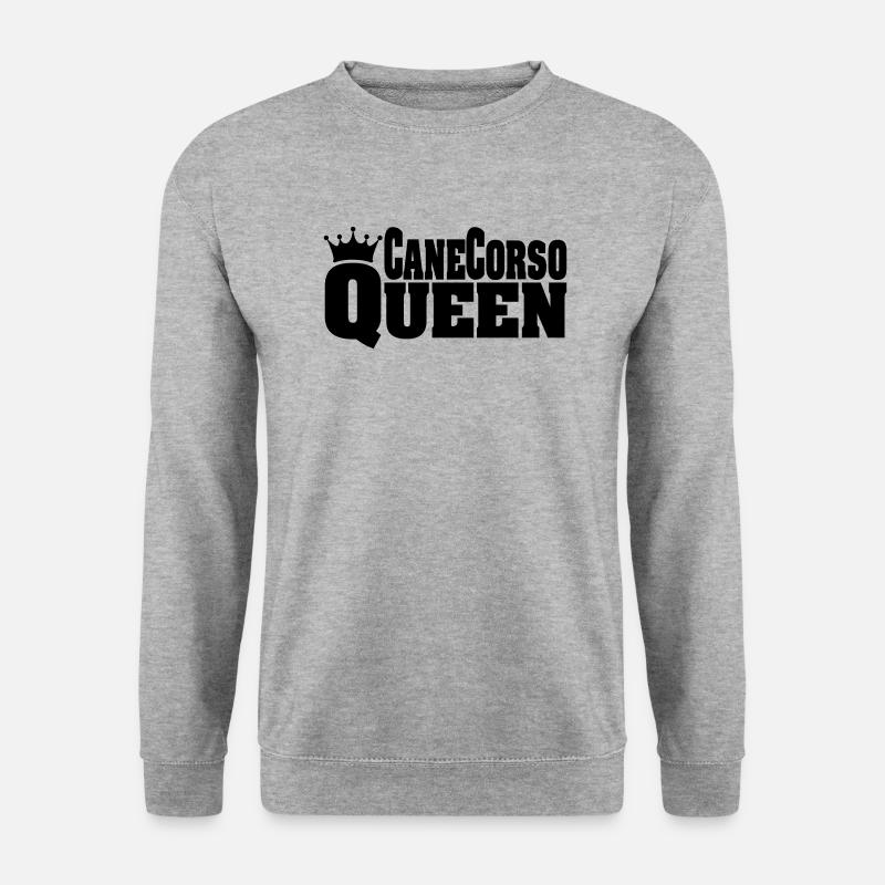 QUEEN cane corso - Sweat-shirt Unisexe - gris chiné