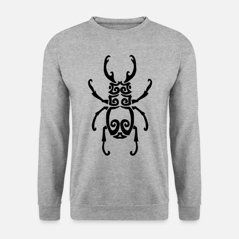 Insecte noir - Sweat-shirt Unisexe - gris chiné