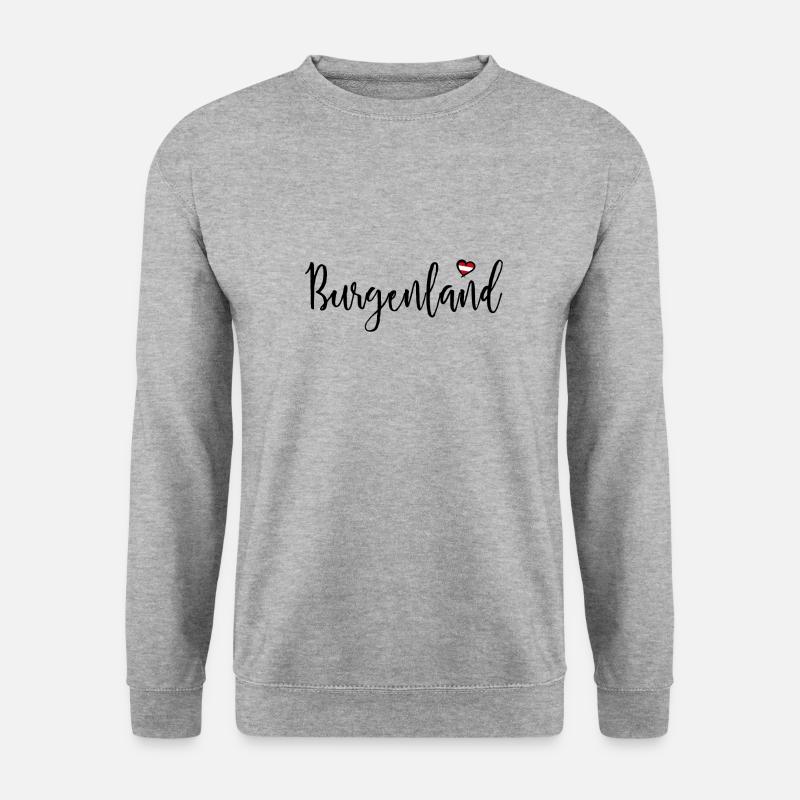 Burgenland Austria - Unisex Pullover - Weißgrau meliert