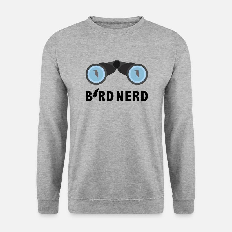 Bird Nerd (birdwatcher) - Unisex Sweatshirt - salt & pepper
