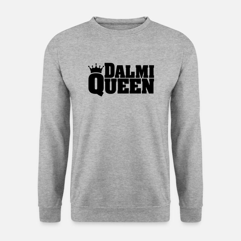 DALMI QUEEN Dalmatian - Unisex Sweatshirt - salt & pepper