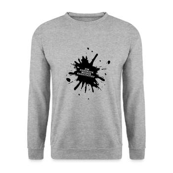 creativity - Unisex Sweatshirt - salt & pepper - Front - Alina (178cm) & Michal (187cm)