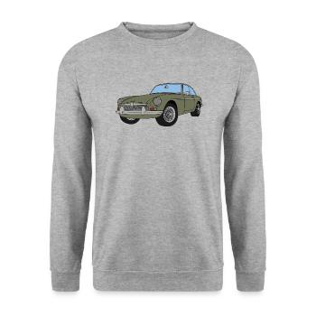 MANDALAY GRIS MGB - Sweat-shirt Unisexe - gris chiné - Devant - Alina (178cm) & Michal (187cm)