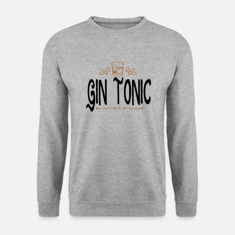 Gin Tonic - Unisex Pullover - Weißgrau meliert