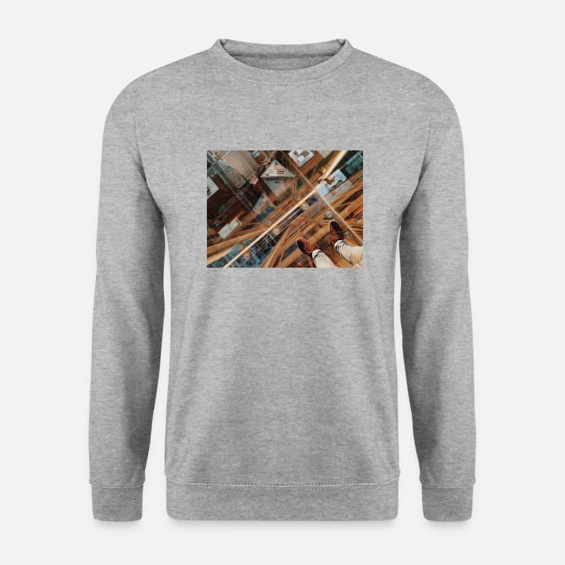 Looking Down - Unisex Sweatshirt - salt & pepper