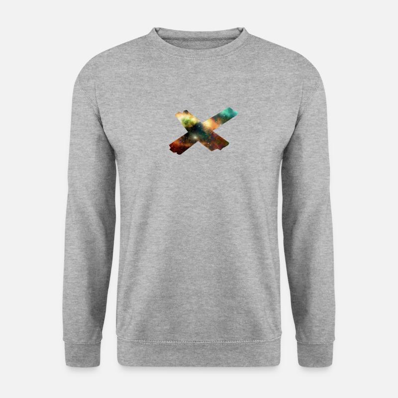 universe - Unisex Pullover - Weißgrau meliert