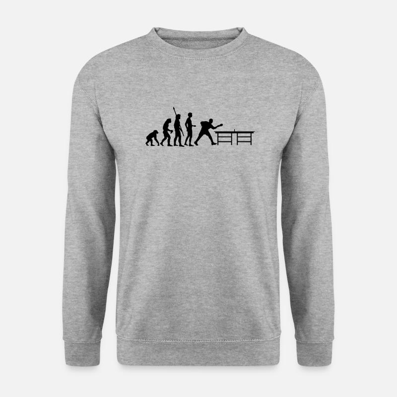 Table Tennis Evolution table de ping-pong noir - Sweat-shirt Unisexe - gris chiné