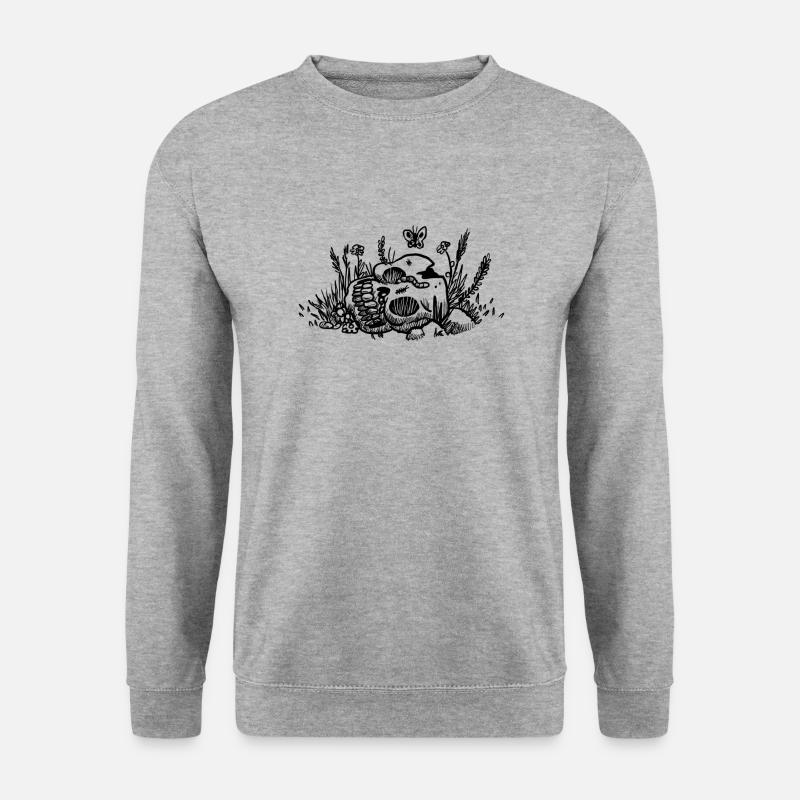 Circle of life - Unisex Pullover - Weißgrau meliert