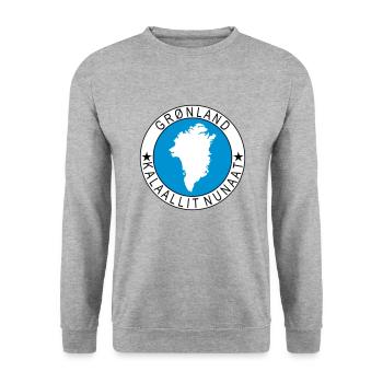 Grönland Design - Unisex Sweatshirt - salt & pepper - Front - Alina (178cm) & Michal (187cm)