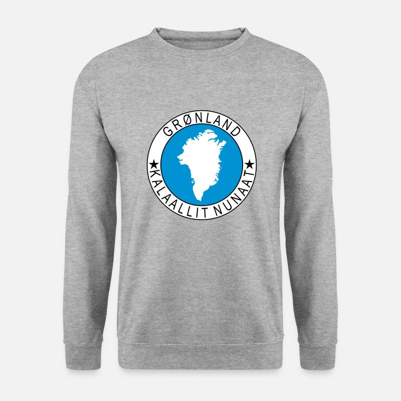 Greenland - Unisex Pullover - Weißgrau meliert