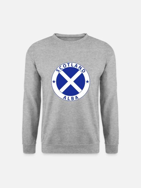 Scotland - Unisex Pullover - Weißgrau meliert