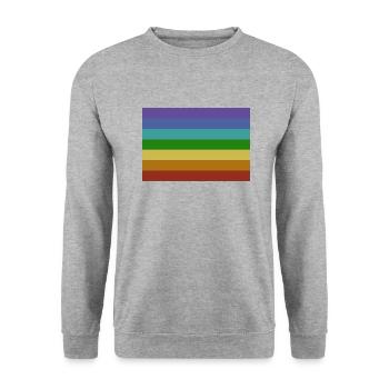 Pace flag - Unisex Sweatshirt - salt & pepper - Front - Alina (178cm) & Michal (187cm)