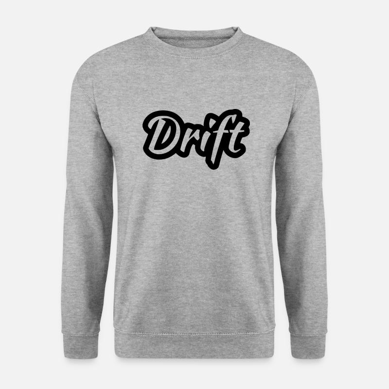 Drift - Unisex Pullover - Weißgrau meliert