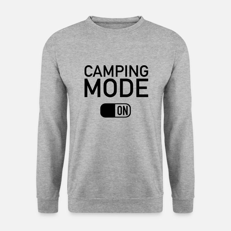 camping - Sweat-shirt Unisexe - gris chiné