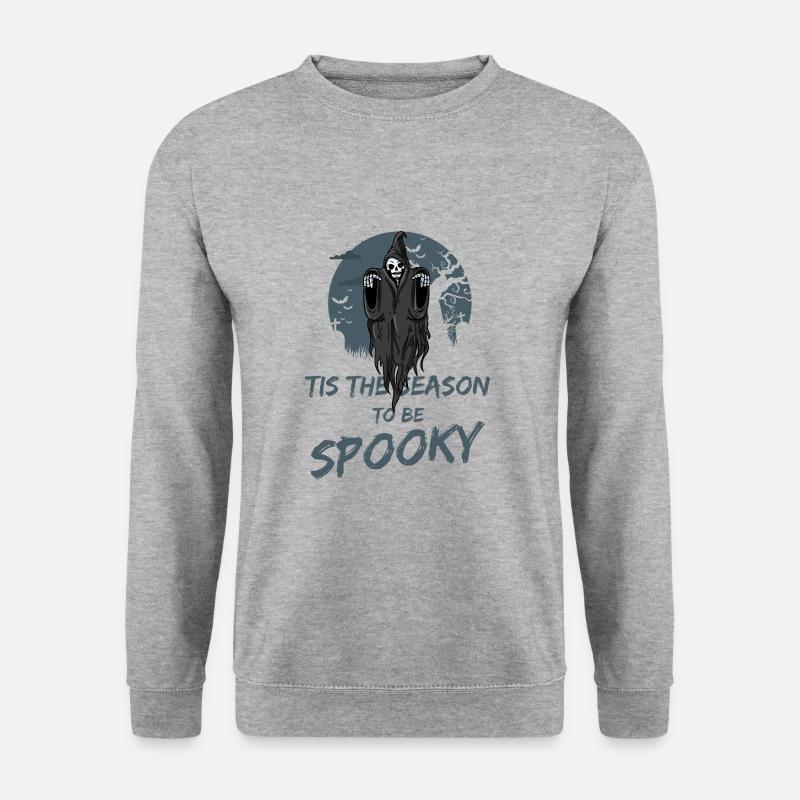 Sensenmann - Unisex Pullover - Weißgrau meliert