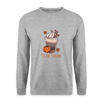 Coffee lovers autumn - Unisex Sweatshirt - salt & pepper - Front - Alina (178cm) & Michal (187cm)