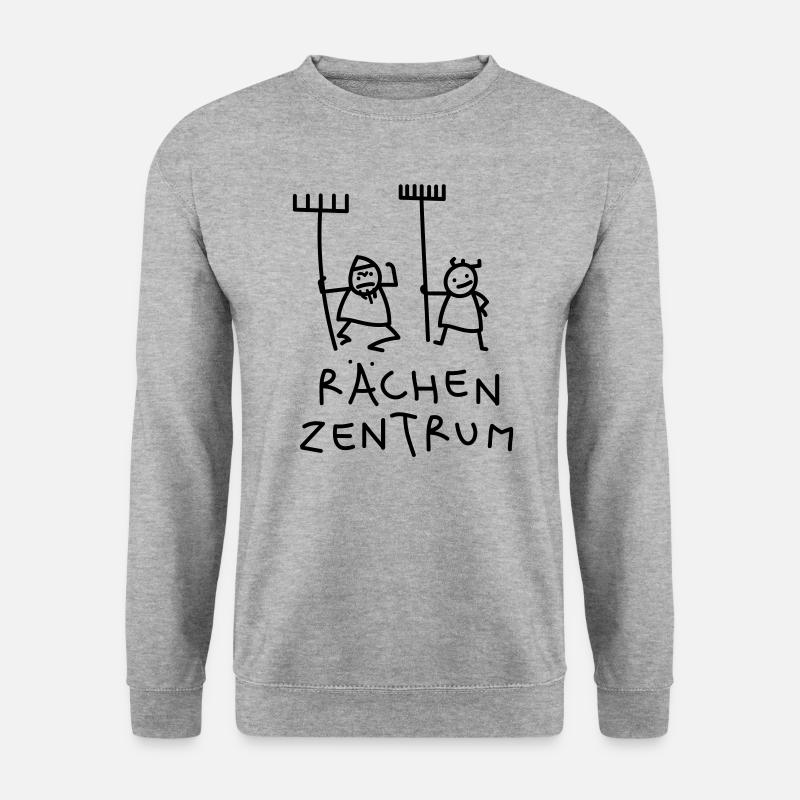 Lustige Gärtner - Unisex Pullover - Weißgrau meliert