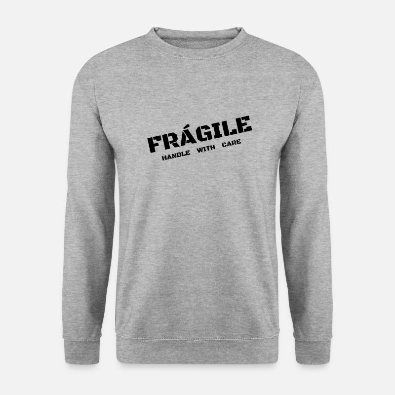 fragile - Unisex Sweatshirt - salt & pepper