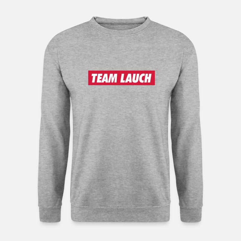 Team Lauch - Unisex Pullover - Weißgrau meliert