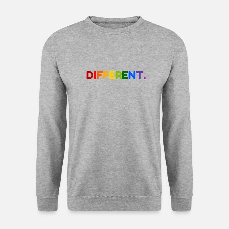 Different LGBT Rainbow Gay Pride - Unisex Sweatshirt - salt & pepper