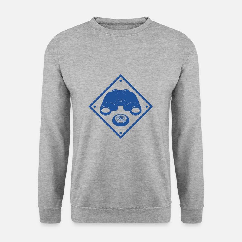 Binoculars Telescope - Unisex Sweatshirt - salt & pepper