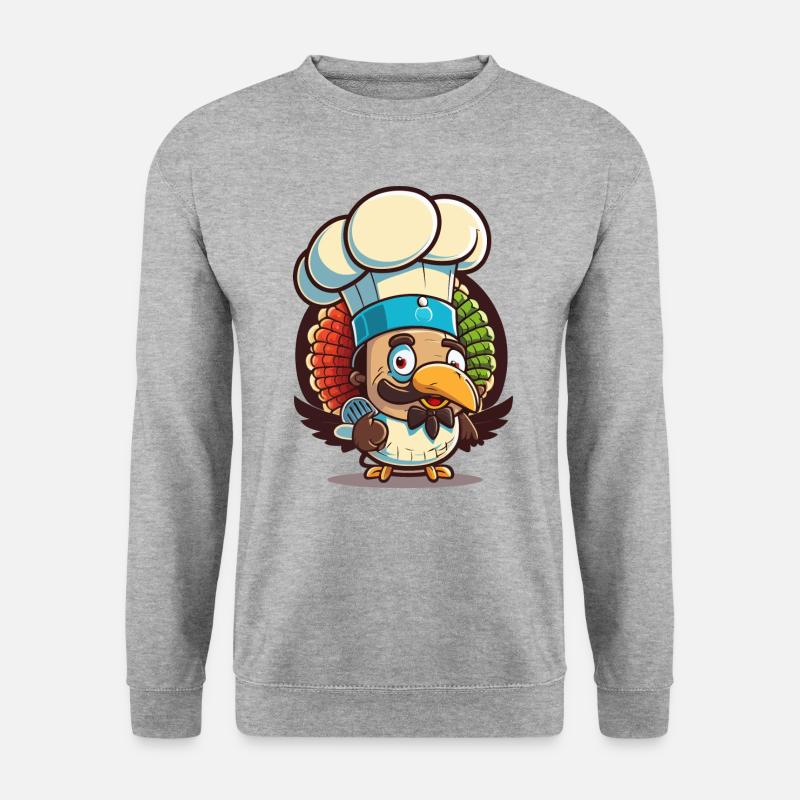 Erntedankfest - Unisex Pullover - Weißgrau meliert