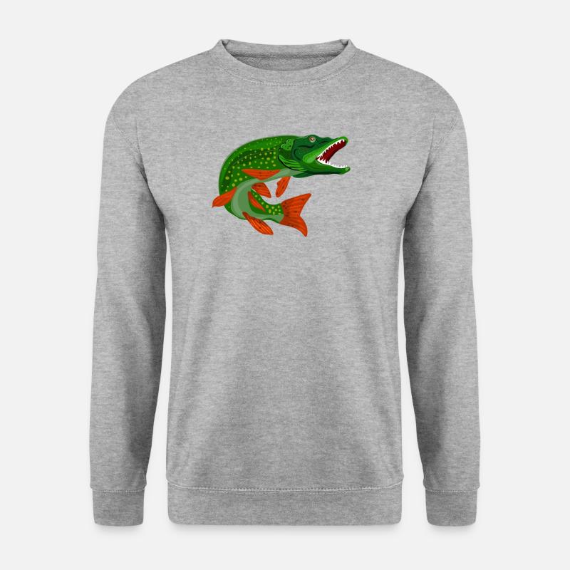 Pike, pike - Unisex Sweatshirt - salt & pepper