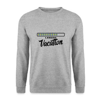Schweden Flagge Skandinavien Schwedische Fahne - Unisex Pullover - Weißgrau meliert - Vorne - Alina (178cm) & Michal (187cm)