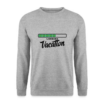 Brazil Flag Brazilian Flag South America - Unisex Sweatshirt - salt & pepper - Front - Alina (178cm) & Michal (187cm)