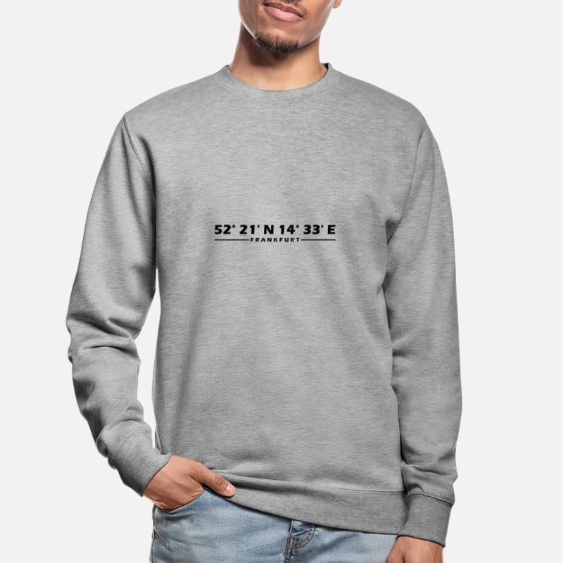 Frankfurt (Oder) coordinates Unisex Sweatshirt