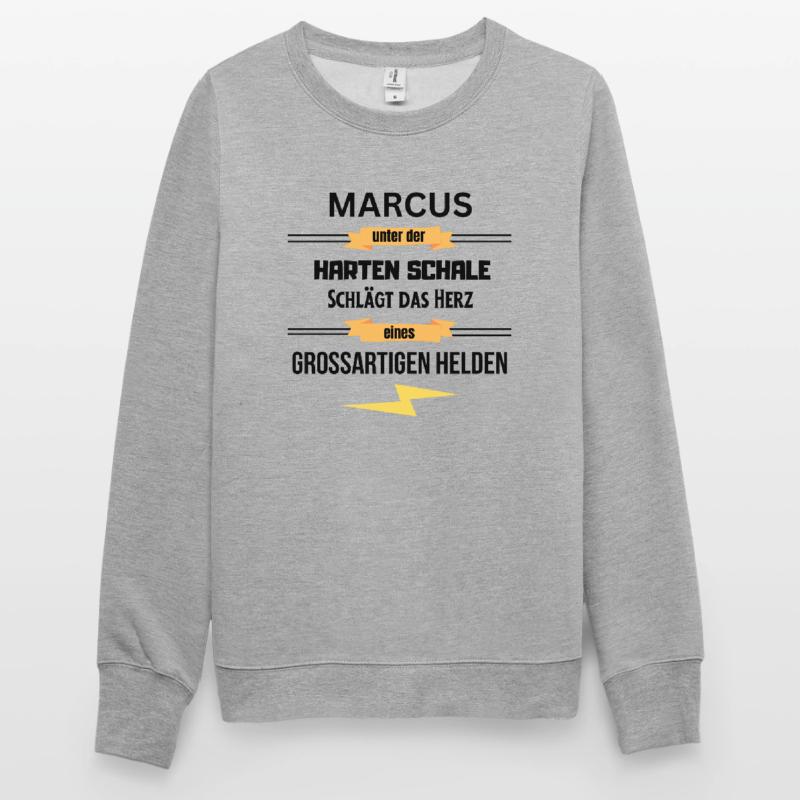 Marcus unter harte Schale eines Großartigen Helden Unisex Pullover