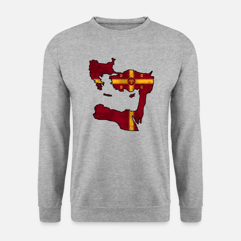Byzantinisches Reich - Unisex Pullover - Weißgrau meliert