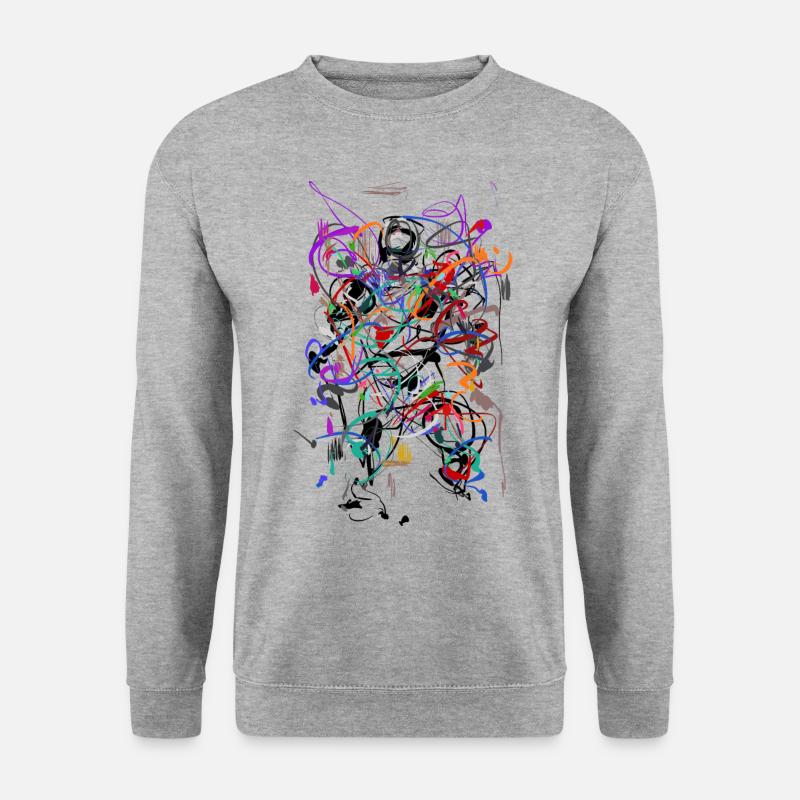 Abstract - Unisex Sweatshirt - salt & pepper