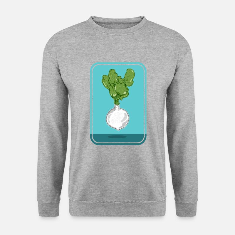 Swede - Unisex Pullover - Weißgrau meliert
