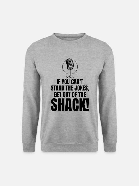 Amateurfunker Humor Witze - Unisex Pullover - Weißgrau meliert