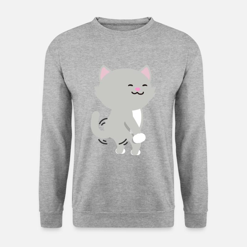 Twerk - Unisex Pullover - Weißgrau meliert