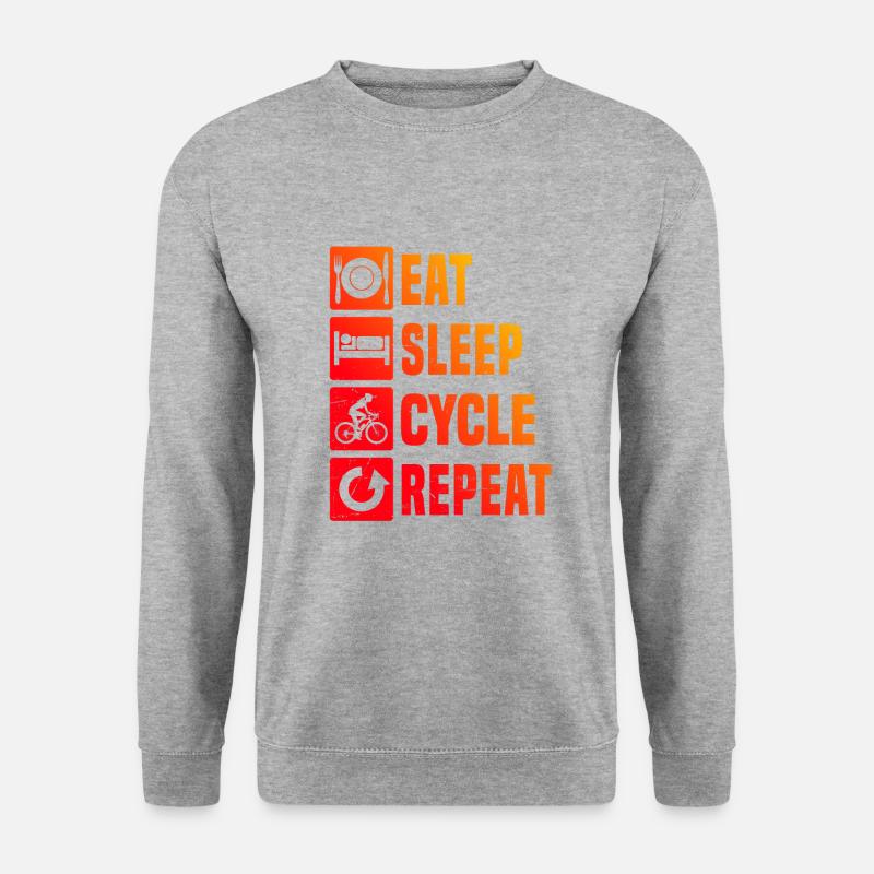 Cyclisme Cyclisme Vélo Cyclisme - Sweat-shirt Unisexe - gris chiné