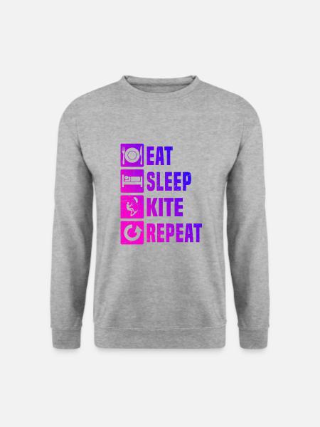 Kitesurfing Kitesurfing Kitesurfer Men - Unisex Sweatshirt - salt & pepper