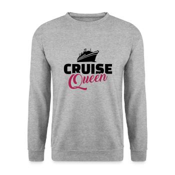 cruise - Unisex Sweatshirt - salt & pepper - Front - Alina (178cm) & Michal (187cm)