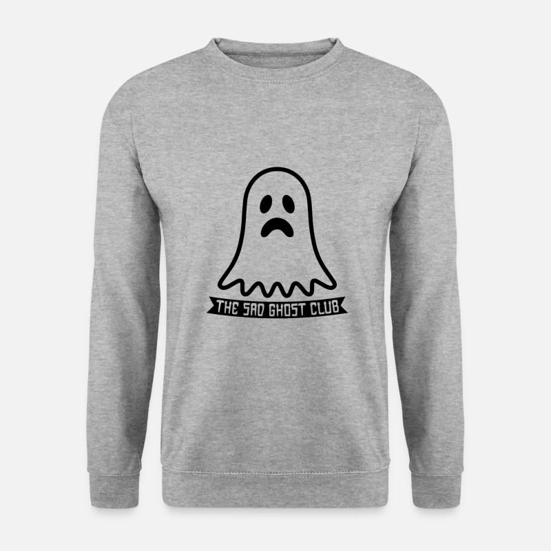 Geist - Unisex Pullover - Weißgrau meliert