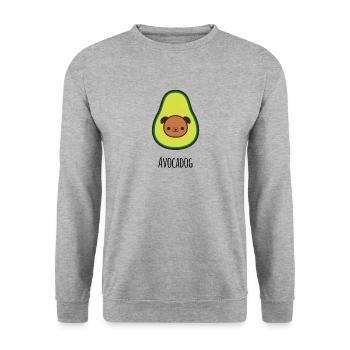 Avocadog - Unisex Sweatshirt - salt & pepper - Front - Alina (178cm) & Michal (187cm)