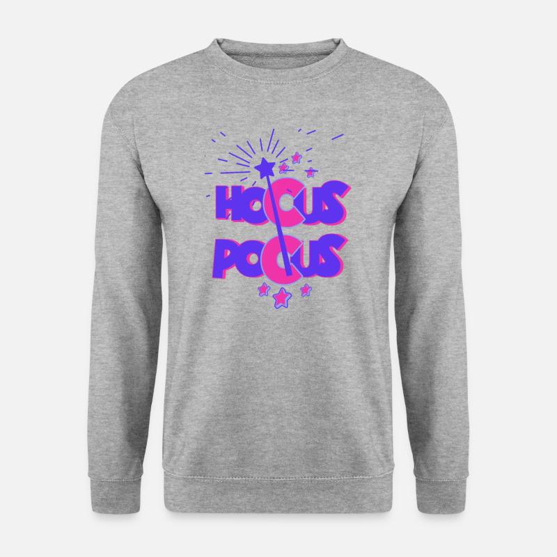 Hocus Pokus Zauerwelt - Unisex Pullover - Weißgrau meliert