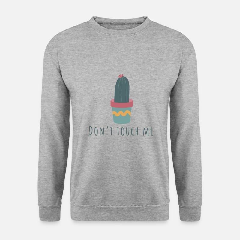 Whose. Touch me - Unisex Sweatshirt - salt & pepper