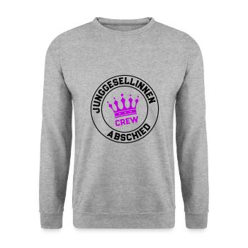 Hen Party Crew - Unisex Sweatshirt - salt & pepper - Front - Alina (178cm) & Michal (187cm)
