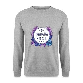 Ténérife 2025 - Sweat-shirt Unisexe - gris chiné - Devant - Alina (178cm) & Michal (187cm)
