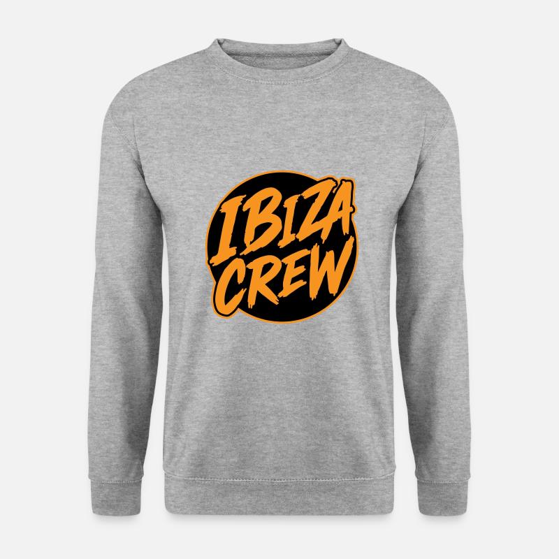 Ibiza Crew Urlaub - Unisex Pullover - Weißgrau meliert